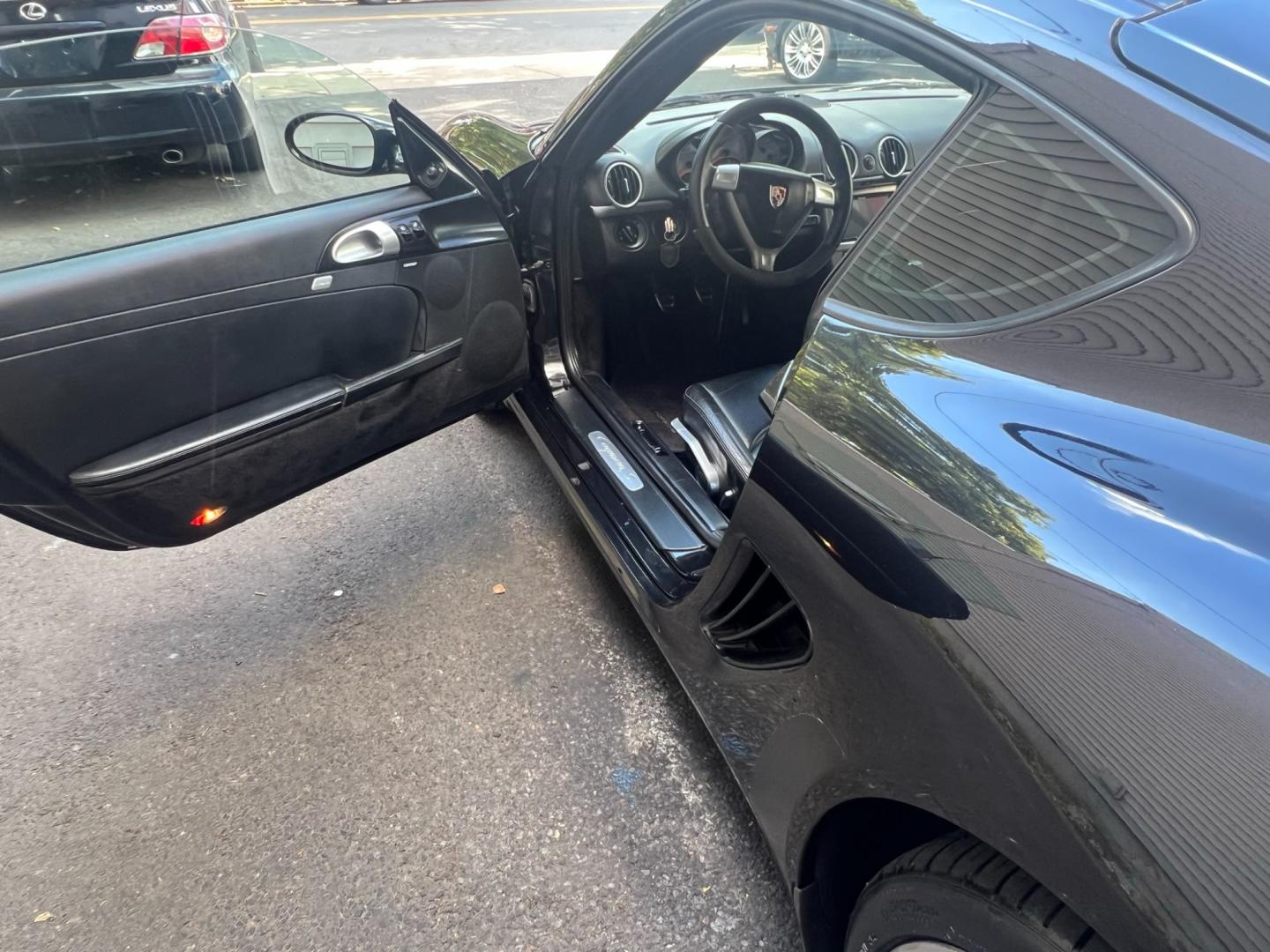 2006 BLACK /Black Leather Porsche Cayman s (WP0AB29846U) with an 3.4L H6 DOHC 24V engine, located at 1018 Brunswick Ave, Trenton, NJ, 08638, (609) 989-0900, 40.240086, -74.748085 - Photo#15